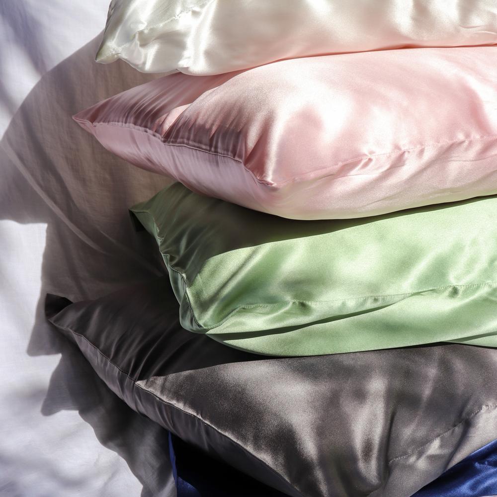 Pack 4 Taies D'oreillers 100% Satin De Soie